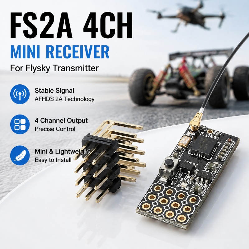 Rc And Hobby - FS FS2A-4CH 4 Channel PWM Receiver