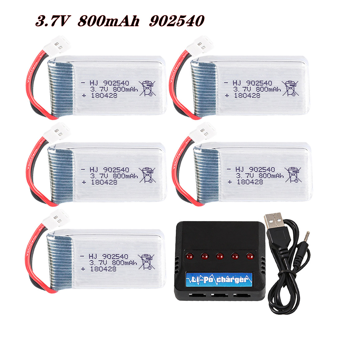 Rc And Hobby - 3.7V 800mAh 902540 25C Lipo Battery
