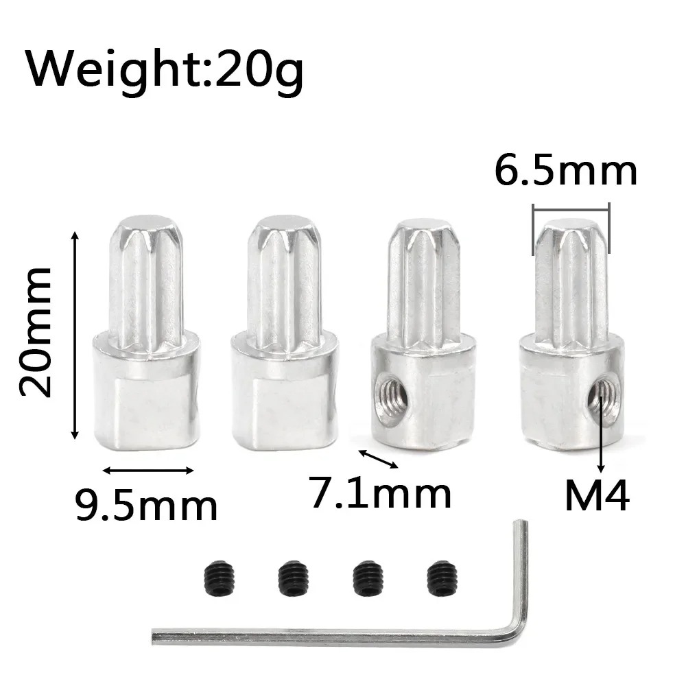4pcs Metal Center Drive Hub 68 - Rc And Hobby review and price