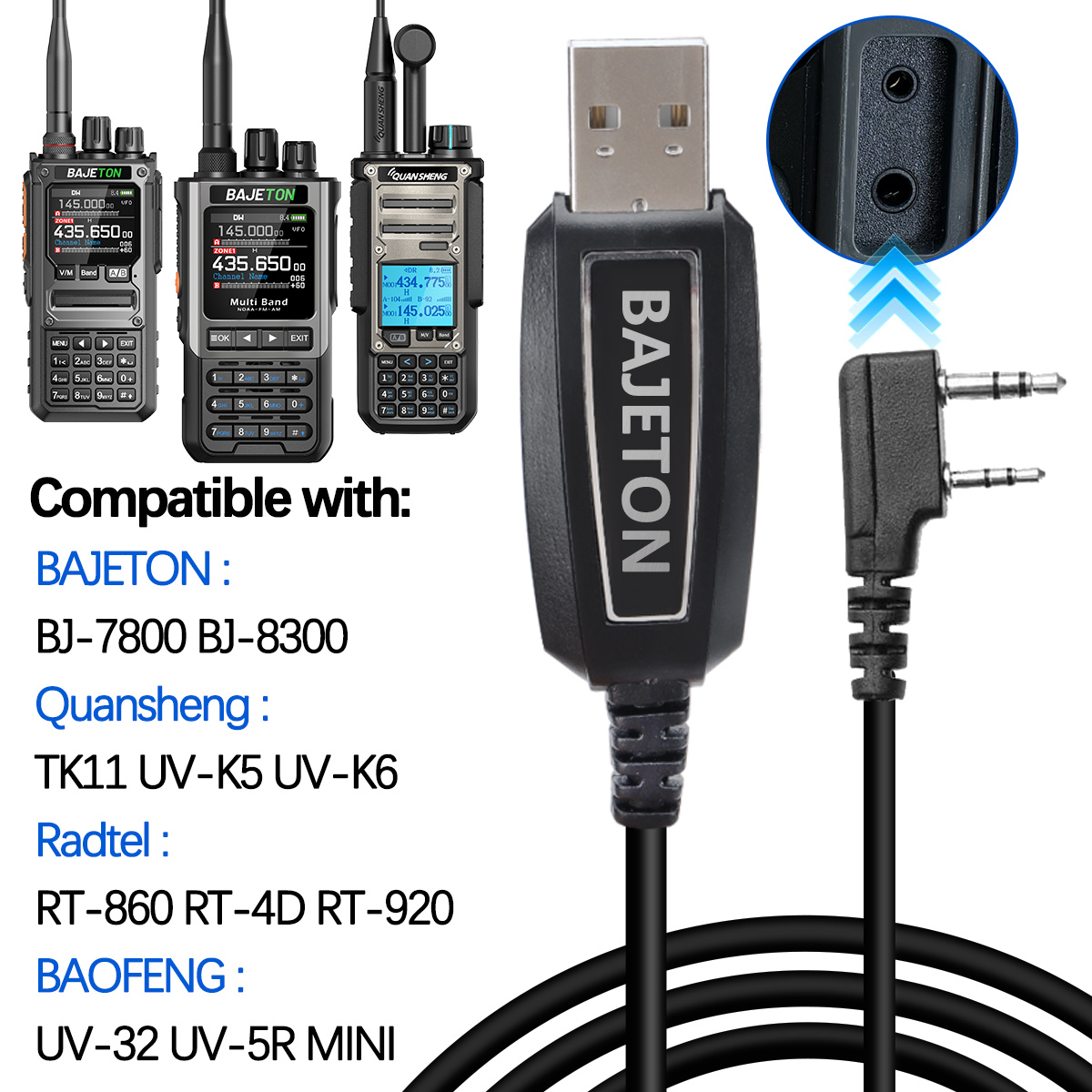 BAJETON Walkie Talkie USB Prog - Rc Drift Car Brushless review and price