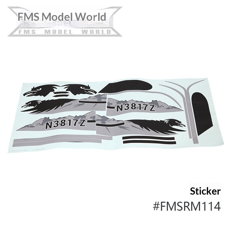 FMS RC Plane Decals For 1700mm - Rc And Hobby review and price