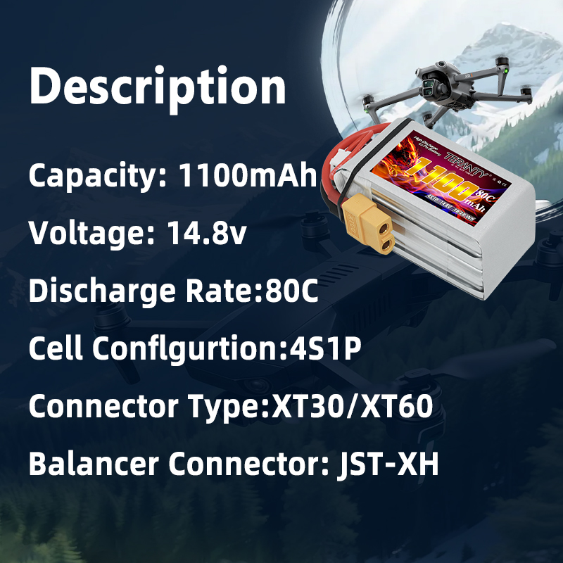 TERANTY 4S 1100mAh 80C/160C Li - Lipo Battery 4S review and price