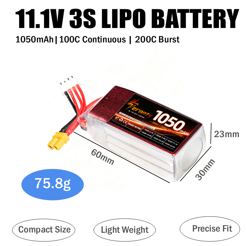 2PCS 1050mAh 2S 3S 4S RC Lipo  - Lipo Battery 4S review and price