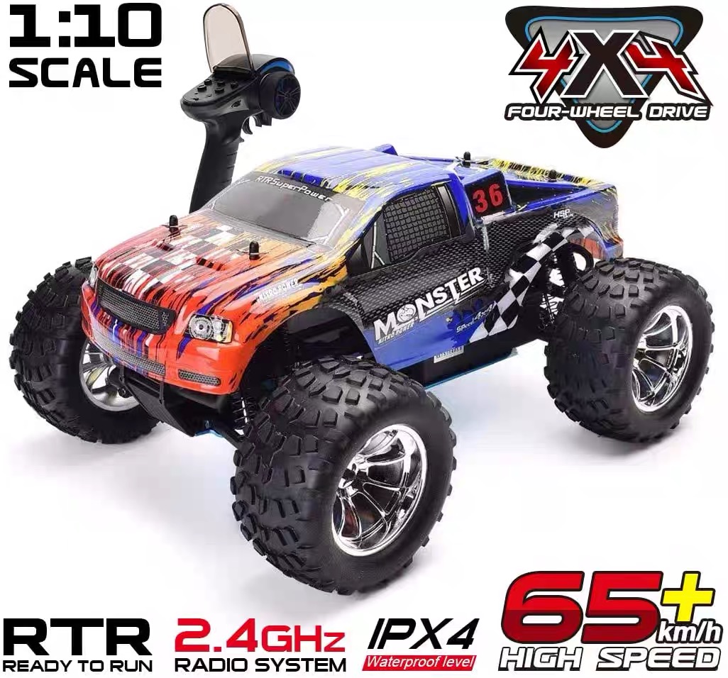 HSP RC Truck 1:10 Scale Nitro  - Rc Hobby Engine review and price